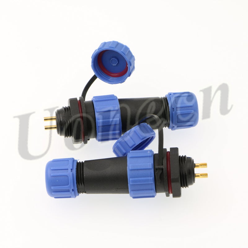 Uonecn 2 pcs SP1310 ip68 2-pin Waterproof Connector Power Cable connectors Cable connectors Automotive connectors Plug and socketMultipole Plug and Socket Dustproof Circular - Image 3